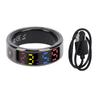 Touch Smart Ring for Women Men Fitness Tracker Ring with Color Display Screen Multiple Sports Modes