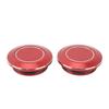 2pcs Motorcycle Frame Hole Cap CNC Aluminum Dustproof Frame Hole Plugs for CMX1100 Red