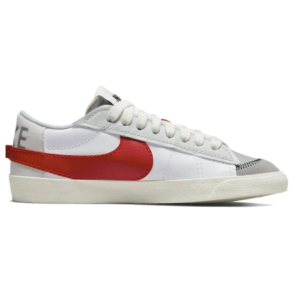 Nike Blazer Low 77 Jumbo White University Red Men Sneakers Photon-Dust Light-Smoke-Grey DQ8769-100