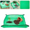 Planting Mat PE Square Gardening Mat Waterproof Plant Potting Mat Thicken Foldable Garden Pad Anti-dirty Transplanting Tarp