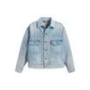 Levis Solid Color Button-Down Long Sleeve Denim Jacket Men Jackets Blue 21261-0026