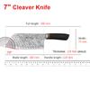Heavy Kitchen Knives Cleaver Meat Chopping Vegetables Chinese Knife Wood Handle Stainless Steel Chef Knife Hand Forged Blade 8"