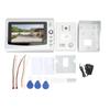 Wired Video Intercom System with Rain Cover IR Night Vision 120º Wide Angle Video Doorbell with 7