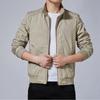 Spring Autumn New Men's Jacket Fashion Slim Outwear Casual Solid Stand Collar Warm Coats Streetwear for Men
