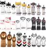 Golf Head Cover Driver 440cc 460cc Cover FW Set Waterproof Specification Conversion Tag Included Akita Inu DR/Wood 2-piece/3-piece (Husky)