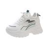Inner Height Increase Dad Shoes Women 2025 Spring and Summer New Mesh Breathable Thick Sole Small Light Sports Little White Shoes Tide