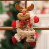 Elk Bear Santa Snowman Christmas Dolls Christmas Tree Hanging Doll Ornaments Navidad 2024 New Year Merry Christmas Decoration