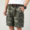 New Summer Casual Shorts, Cotton Loose Camouflage Work Pants, Men's and Youth Straight Leg Men's Pants