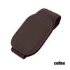 Car Glasses Clip Sun Visor Multifunctional Storage Ticket Business Card Holder Leather Glasses Case Clip Car Accessories