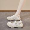 Velcro Shallow Breathable Casual Shoes Women's New Lightweight Soft-soled Non-slip Sneakers Mary Jane Shoes