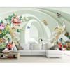 3d Peacock Mural Peony Wallpaper Living Room Bedroom Home Decoration Wallpaper