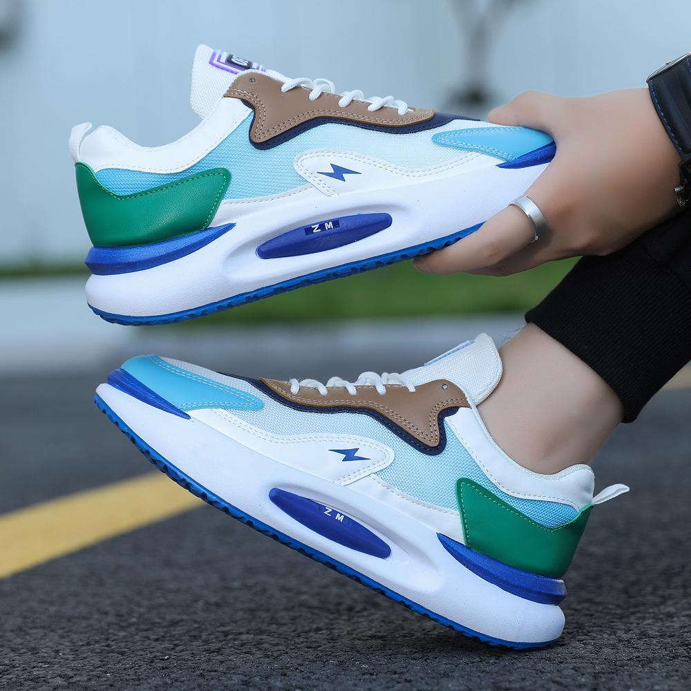 Foreign Trade Dad Men's Shoes Autumn Breathable Casual Sports Running Shoes Live Broadcast of the Same Student Shoes Trendy Men's Shoes