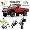 MN82 Toyota Licensed RC Off-Road Pickup Truck – 4WD Remote Control Rock Crawler