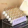 Nail Polish Organizer Acrylic Display Rack Transparent Design Multipurpose Sunglasses Organizer Essential Oils Holder