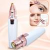 2 In 1 Lip Hair Removal Eyebrow Epilator Rechargeable Portable Facial Hair Remover Painless Hair Remover For Women