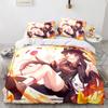 Genshin Impact Bedding Set Game 3d Print Bed Linen Quilt Soft Duvet Cover Sets Home Textile Queen King Size Girl Kids Room Decor