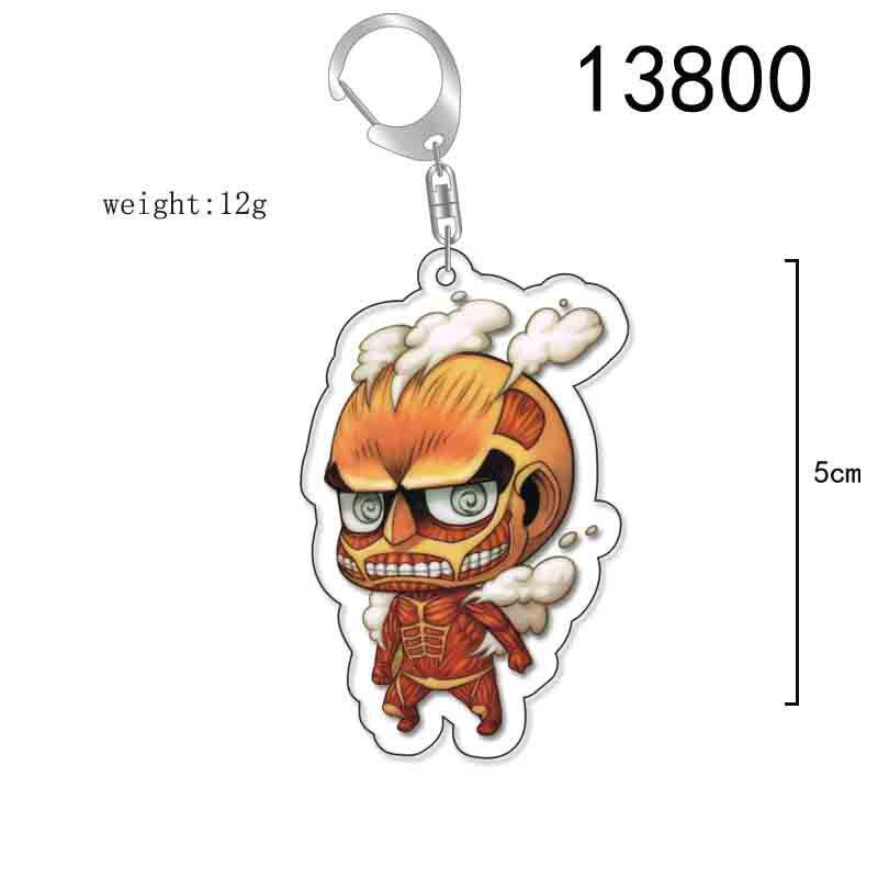 Attack On Titan Acrylic Keychain Pendant - Creative Anime Jewelry Gift
