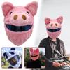 Motorcycle Helmet Covers Suitable For Most Full Face Helmets, Decorative Animal Plush Motorbike Helmet Cover For Fun Rides E5b3