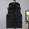 Vest Men's Autumn and Winter New Thermal Tooling Large Size Outer Wear Casual Cotton Vest Vest Vest Jacket