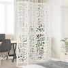 VidaXL Room Divider 4 Panels, Room Separator, Privacy Screen, Living Room Bedroom Screen, White Wood 358740