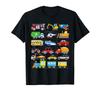 Train, Car, Fire Engine, Plane, Bus, Excavator, Boy's T-shirt