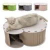 Large Cat Tunnel Bed Felt Cat Nest Detachable Cat Hideaway Nap Rest Bed Cat Cave House Pet Playing Tunnel