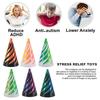 3D Printed Spiral Cone Toy Vortex Thread Illusion Impossible Spiral Cone Passthrough Sculpture Stress Relief Kids Adults Mini Spiral Cone Fidget Toy
