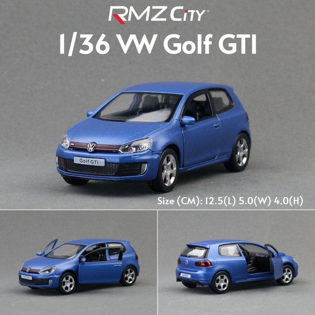 Volkswagen Golf GTI 5 Inch Metal Car Simulation Diecast & Toy Vehicle RMZ City 1:36 Alloy Model Gifts For Children