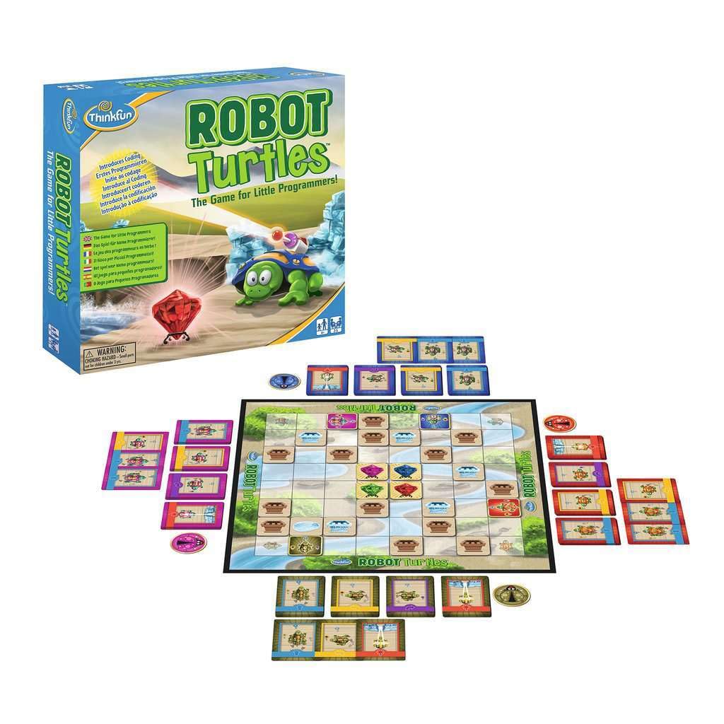 ThinkFun "Robot Turtles" 76431 A Game That Develops Programming Thinking Skills Japanese Instructions Included Ages 4 and Up ThinkFun