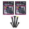 TOUR TEE Tour Tee Combo Black 80mm X 3 45mm X 2 Golf Tees of [Genuine Product] T-490-880 (Set 2)