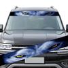 Car Front Windshield Sticker, Rear Block Sunshade Sticker Decoration 3D Stereoscopic Cat Eye Car