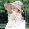 Sunshade Hat Tea Picking Sun Protection Summer Sun Hat Face Shield UV Protection Cool Hat Mask Outdoor Cycling Hat Women's