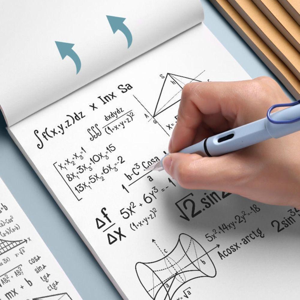 50/100 Sheets Partition/Blank Draft Paper Tearable Painting Sketchbook Simple Notebook Gift