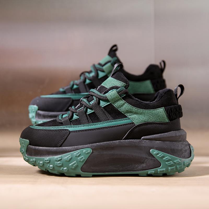 Fashion Chunky Sneakers Casual Vulcanized Shoes Woman Platform Spring Flat Casual Shoes Female Lace Up Thick Bottom Shoes Women 2024
