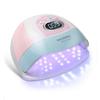 Latest Gel Nail LED UV Light for Compatible with All Nail 45 LEDs Curing Macaron Nail Fast Curing Resin Automatic Detection for Both Hands and Feet