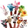 Creative Baby Toys Hot Cloth Finger Puppets 10PCS Boys Hand Educational Toy Cartoon Girls Doll Hand Puppet Family Animal Cute