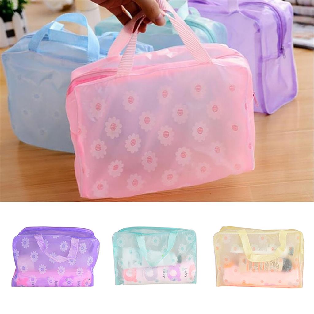 Large Makeup Bag Travel Cosmetic Bags Waterproof Portable Toiletry Storage For Women