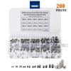 200Pcs 304 Stainless Steel Allen Head Socket Hex Grub Screw Assortment Kit  Bathroom Fixtures