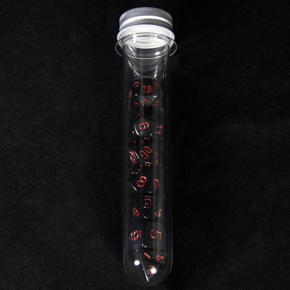 Polyhedral Dice Set 7Pcs Role Playing Game Dice with Tube for Table Board Game RPG D&D