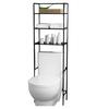 Bathroom Storage Rack Large-Capacity Strong Load-bearing Easy Installation Multi-Layered Freestanding Over-Toilet Storage Shelf