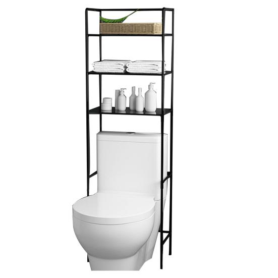 Bathroom Storage Rack Large-Capacity Strong Load-bearing Easy Installation Multi-Layered Freestanding Over-Toilet Storage Shelf