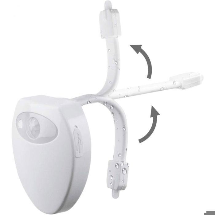 Toilet Light - JORMFTTE - Rechargeable LED USB - Motion Sensor - Night Light - White