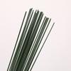 20Pcs 15/20/25/30/40Cm Artificial Green Flower Stem Diy Floral Material Handmade Wire Stem Accessoies For Wedding Home Decor