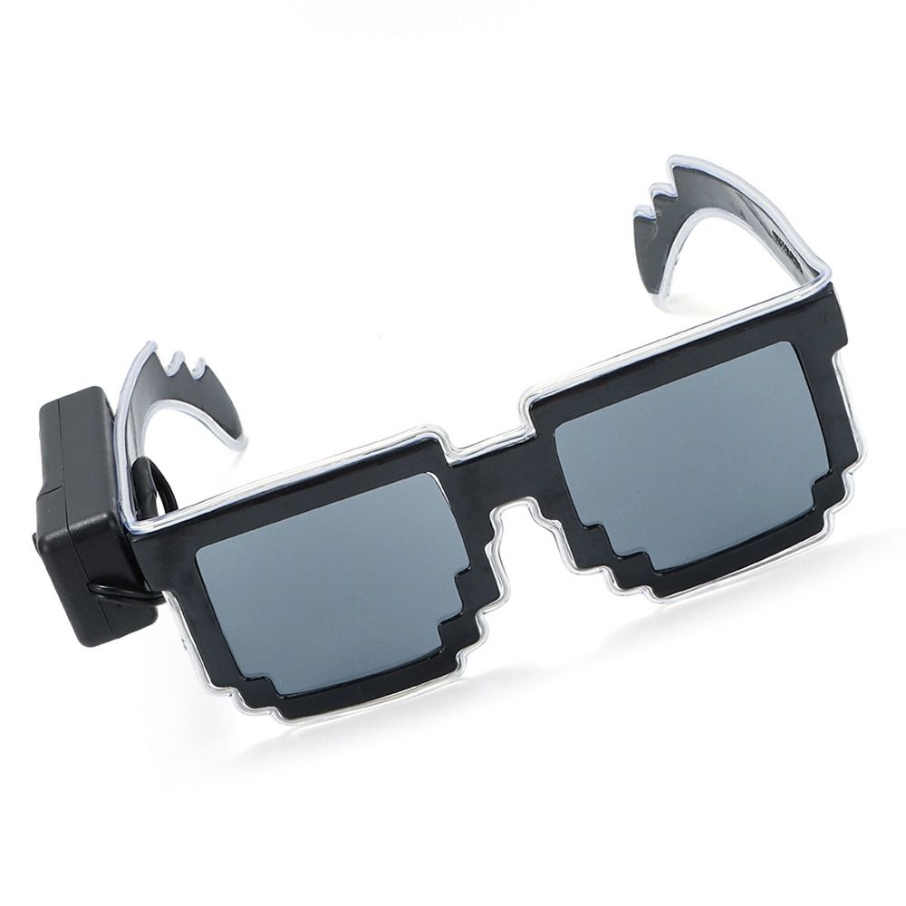 Wireless LED Light-up Glasses Glow In the Dark Neon Rave Shades  for Adult Kids