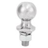 Steel + Chrome Hitch Ball, Hitch Ball Kit 1-7/8" Diameter Chrome Hex Nut Hitch