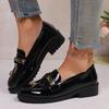 New Vintage Flat Shoes for Plus-size Shoes, Casual Thick-soled Single Shoes