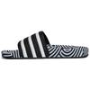 Hirocoledge X Adilette Slides Takahashi Hiroko - Black White Unisex Sneakers Core-Black Cloud-White Blue-Bird FY1592