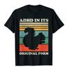 ADHD In Its Original Form Shirt Squirrel Shirt Squirrel T-Shirt T Shirts Tops Tees Oversized Cotton Holiday Gothic Student