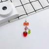 Simple Cherry Strawberry Phone Charm Straps Car Key Hangings Pendants Fashion Bag Decoration Lanyard Purse Accessories