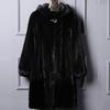 Women's Ffur Coat Faux Fur Jacket Long Full Fur Hooded Coat